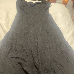 j crew dress black size 10 strapless